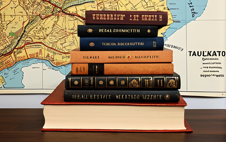 **Image Prompt:** A stack of books related to Turkish real estate law (Tapu ve Kadastro Mevzuatı, İmar Mevzuatı), overlaid with a map of Istanbul. Focus on conveying seriousness and preparedness.