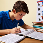 **

*   Prompt: "A student studying real estate textbooks and online resources, highlighting key points, surrounded by notes and sample questions. Focus on a mix of traditional learning and modern technology. Warm, inviting study environment."

**