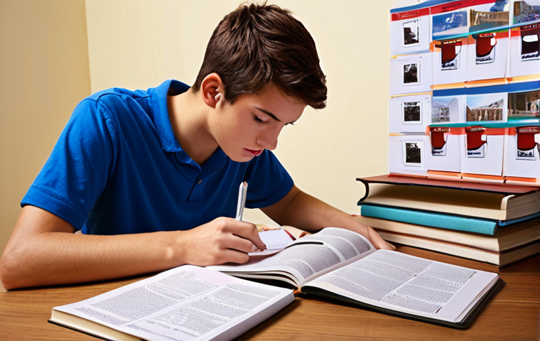 **

*   Prompt: "A student studying real estate textbooks and online resources, highlighting key points, surrounded by notes and sample questions. Focus on a mix of traditional learning and modern technology. Warm, inviting study environment."

**