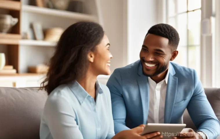 공인중개사와 부동산 관련 빅데이터 분석 - **Prompt:** A warm and inviting scene depicting a professional and trustworthy real estate agent, dr...