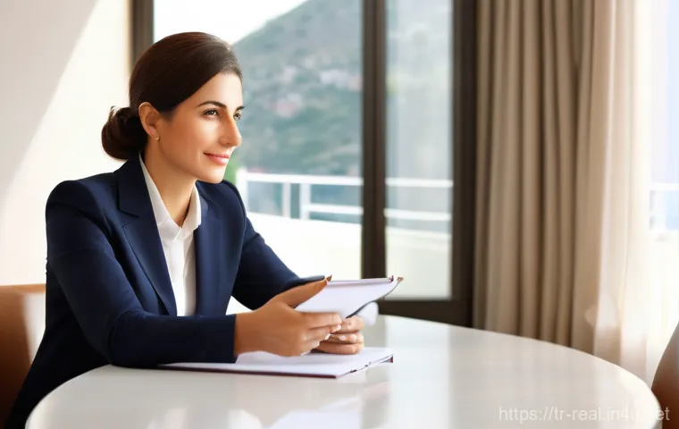 공인중개사 자격증의 가치와 한계 - **Prompt:** "A highly professional and modern Turkish male real estate consultant, in his late 30s t...