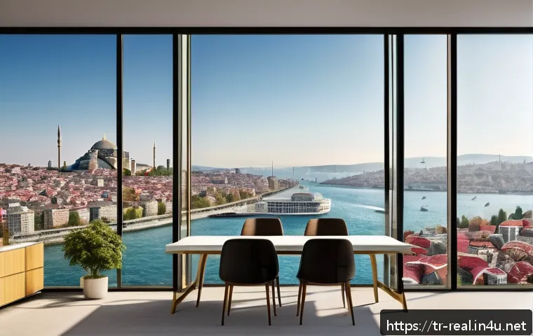 공인중개사 시험 대비 사례 중심 학습법 - A professional real estate agent in modern Istanbul office, analyzing diverse property types includi...